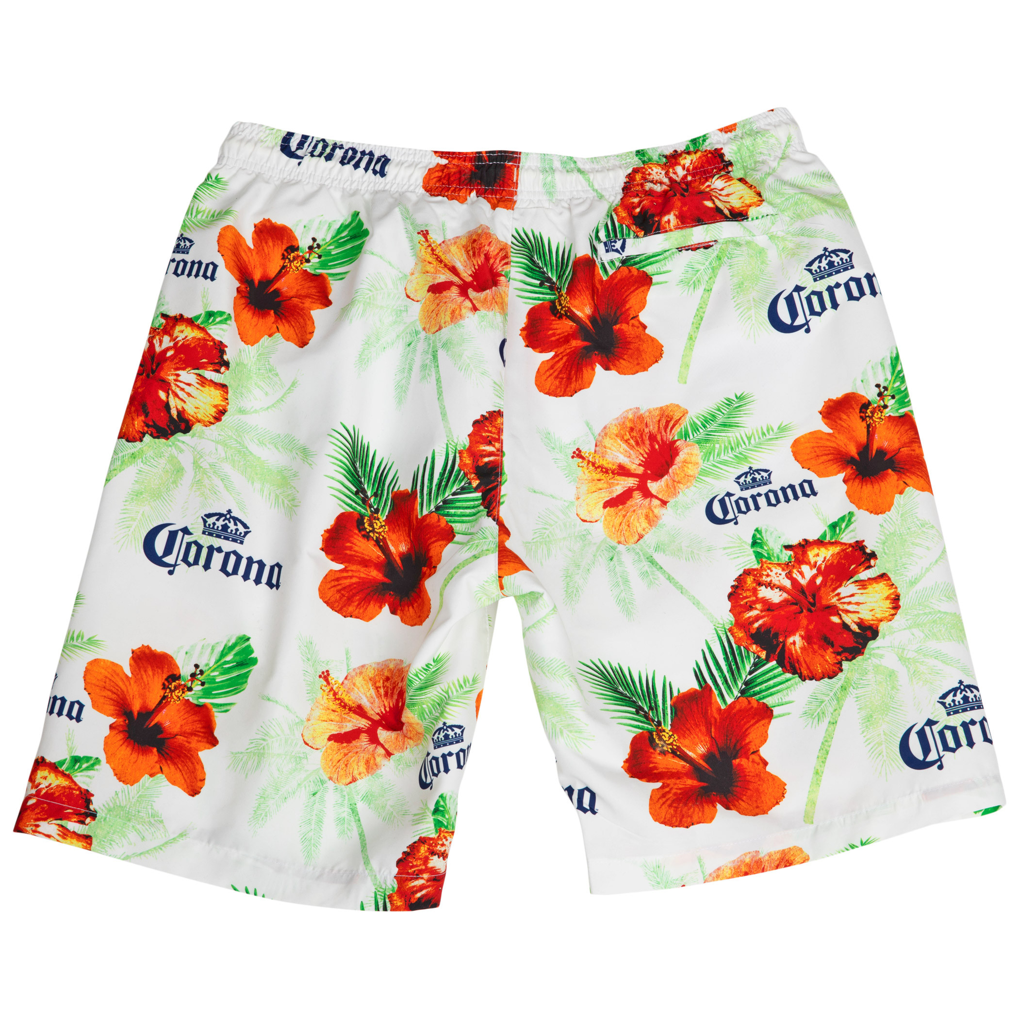 Corona Extra Floral Beach Board Shorts
